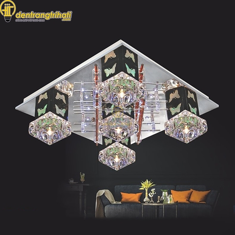 Đèn ốp pha lê vuông Adabella