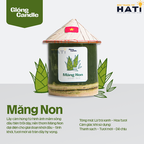 Nến Thơm Măng Non: Khởi Đầu Tươi Mới Cho Không Gian Của Bạn