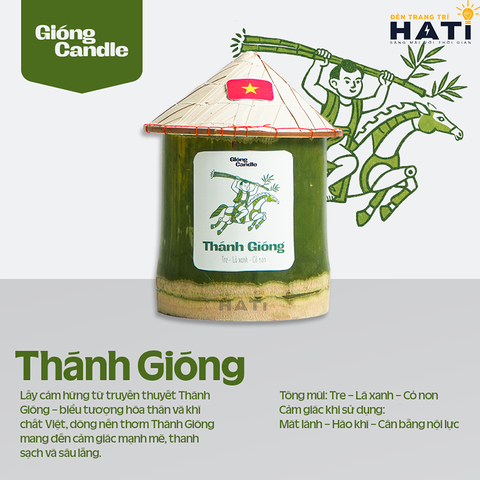 Nến Thơm Thánh Gióng: Khí Chất Việt Cho Không Gian Sống