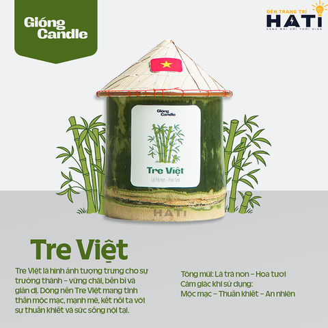 Nến Thơm Tre Việt: Mộc Mạc Và Thanh Mát Cho Không Gian Sống