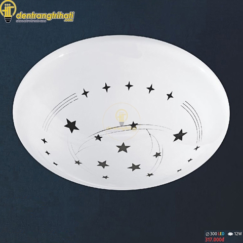 Đèn ốp bánh tiêu họa tiết chùm sao