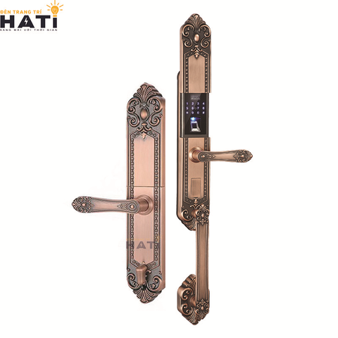 Khóa vân tay Hubert đại sảnh DS77 COPPER