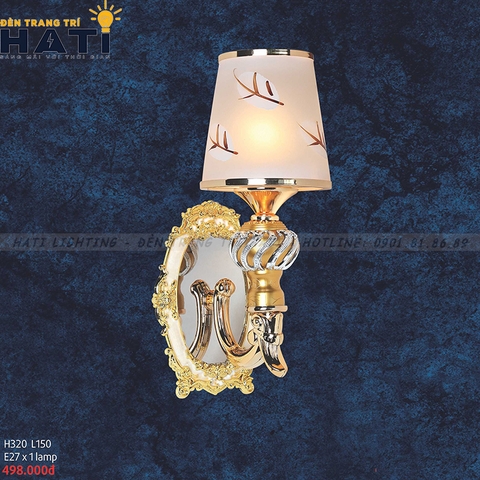 Đèn tường thuỷ tinh Arina