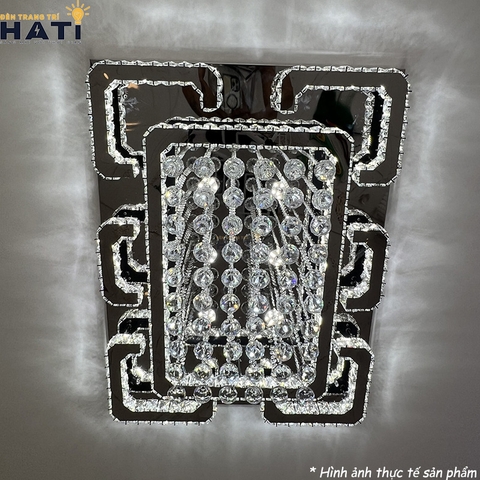 Ốp trần pha lê chữ nhật Wandson