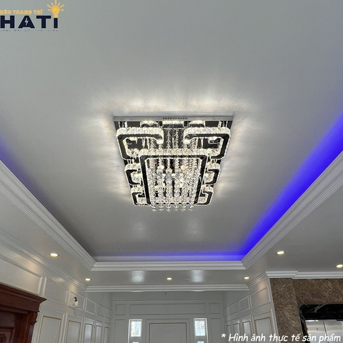 Ốp trần pha lê chữ nhật Wandson