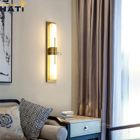 Đèn tường đồng đá cao cấp Laelia