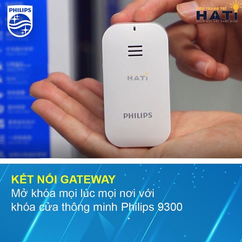 Khóa vân tay Philips 9300 Gate mở khóa từ xa