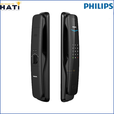 Khóa vân tay Philips DDL702-8HWS mở khóa gương mặt