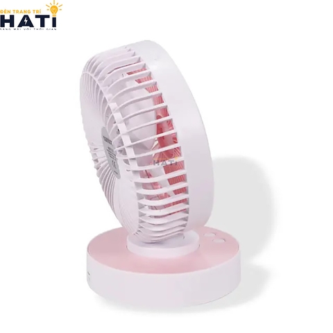 Quạt sạc Nanoco NRF6215P màu hồng