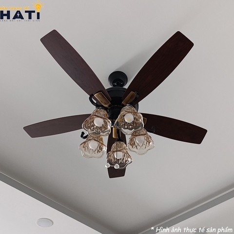 Quạt trần cánh gỗ Cale - 52WE-7069