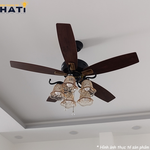 Quạt trần cánh gỗ Cale - 52WE-7069