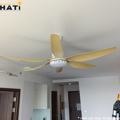 Quạt trần Annaly cánh vàng bảo hành 2 năm
