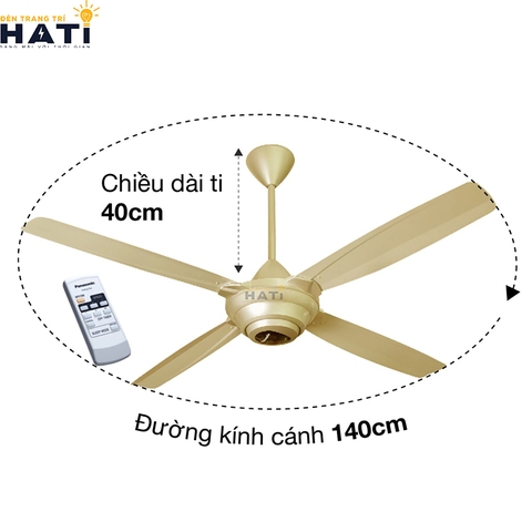 Quạt trần Panasonic  F-56MZG-GO