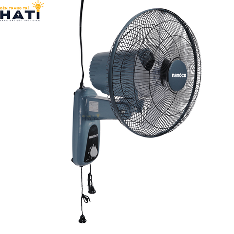 Quạt treo tường Nanoco NWF1604G màu xanh