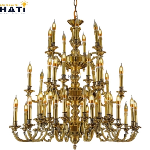 Đèn chùm Valora 49 tay nến cổ điển