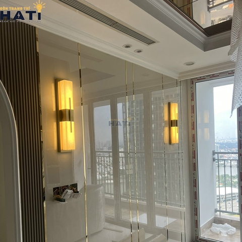 Đèn tường đồng đá cao cấp Laelia