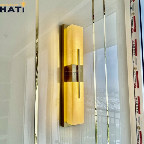 Đèn tường đồng đá cao cấp Laelia