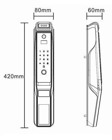 Khóa vân tay cửa gỗ Avolock AL 76TFV
