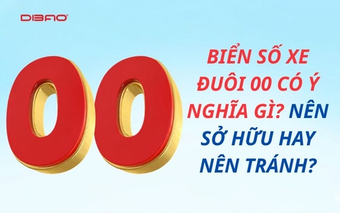Biển số xe đuôi 00 có ý nghĩa gì? Nên sở hữu hay nên tránh?