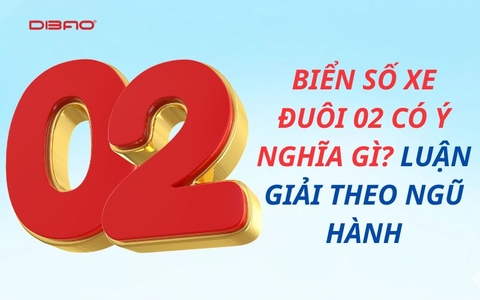 Biển số xe đuôi 02 có ý nghĩa gì? Luận giải theo ngũ hành