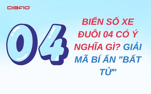 Biển số xe đuôi 04 có ý nghĩa gì? Giải mã bí ẩn 