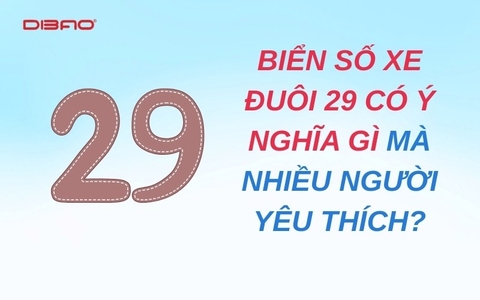 Biển số xe đuôi 29 có ý nghĩa gì mà nhiều người yêu thích?