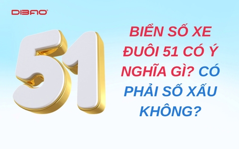 Biển số xe đuôi 51 có ý nghĩa gì? Có phải số xấu không?