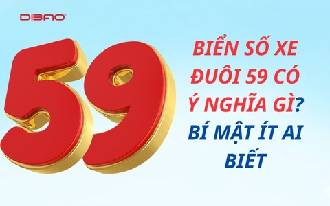 Biển số xe đuôi 59 có ý nghĩa gì? Bí mật ít ai biết