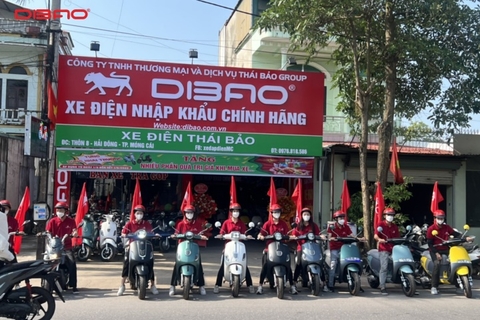 Móng Cái tưng bừng khai trương đại lý DIBAO mới