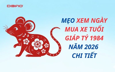 Mẹo xem ngày mua xe tuổi Giáp Tý 1984 năm 2026 chi tiết