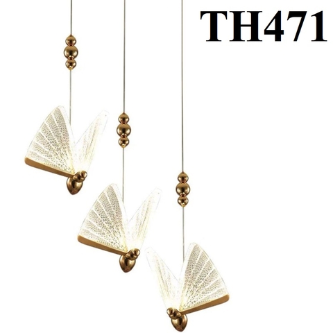Đèn thả chùm cánh bướm