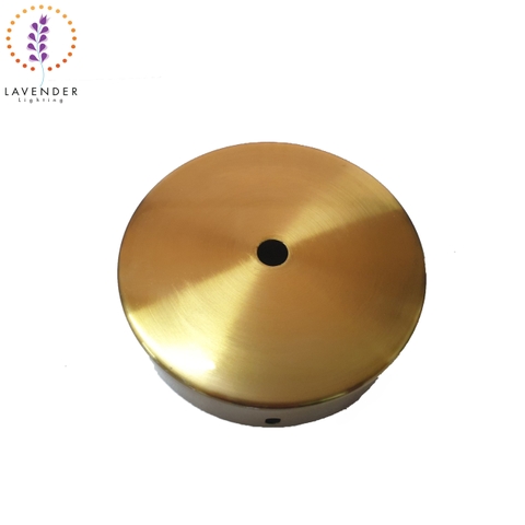 Đế loại bằng (vít bắt cạnh) sắt mạ đồng không thanh treo