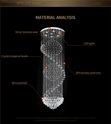 PL021 - Đèn chùm thả mâm pha lê 2 quả cầu và 1 viền xoắn