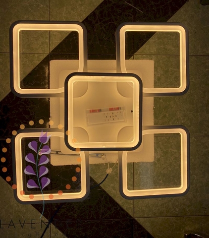 Đèn LED mâm DIMMER thông minh Ô Vuông