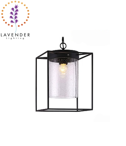 Đèn thả khung vuông lồng kính TH008