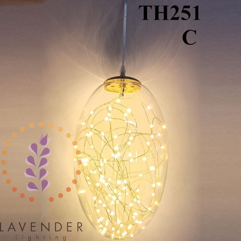 Đèn thủy tinh bóng đèn chùm sao