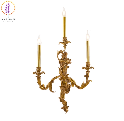 Đèn tường tân cổ điển 3 tay nến