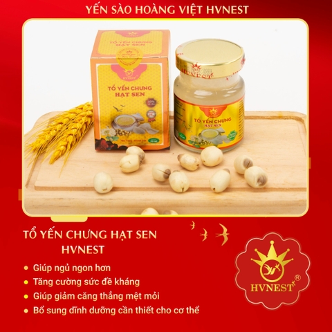 Tổ Yến Chưng Hạt Sen