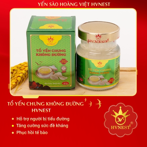 Tổ Yến Chưng Không Đường