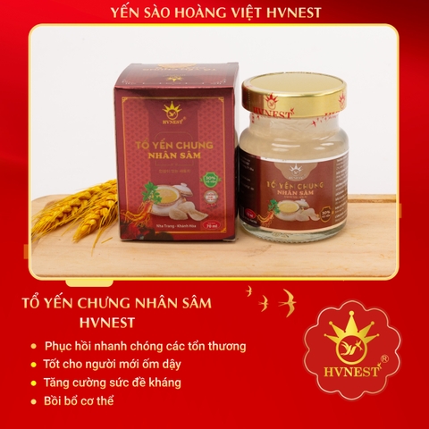 Tổ Yến Chưng Nhân Sâm