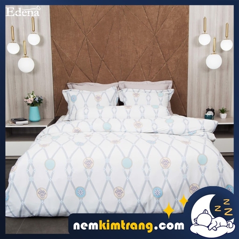 Bộ Ga (Drap) Nệm Modal Edena Mẫu 5004 - CHÍNH HÃNG, CAO CẤP