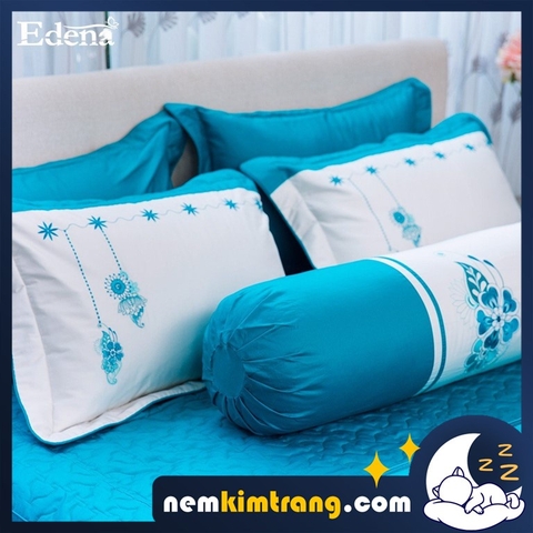 VỎ Gối Ôm Cotton Solid Edena - CHÍNH HÃNG, CAO CÂP