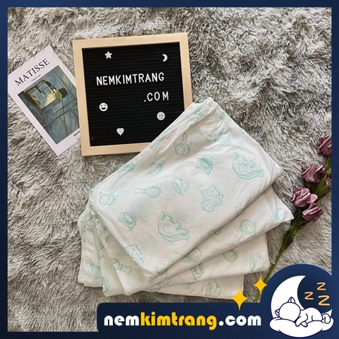 ÁO (DRAP) nệm cao su em bé Liên Á (02cm và 05cm) -  ĐỦ KÍCH THƯỚC, CHÍNH HÃNG