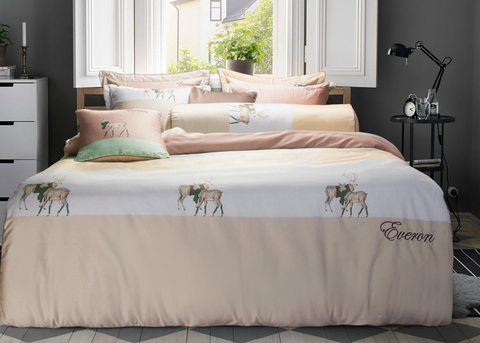 Ga (Drap) Nệm Christmas Everon Mẫu 1821 - CHÍNH HÃNG, CAO CẤP