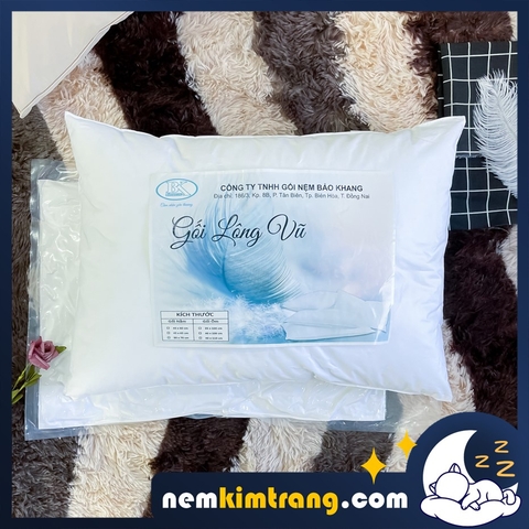 Gối lông vũ nhân tạo Bảo Khang - TRẺ EM, NGƯỜI LỚN
