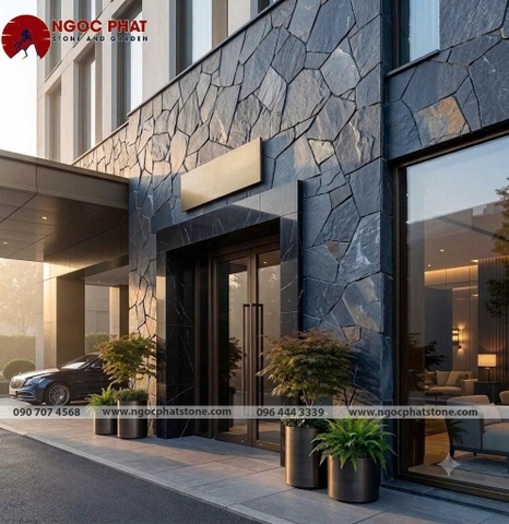 ĐÁ RỐI XANH ĐEN TỰ NHIÊN