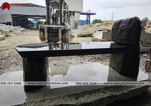 GHẾ ĐÁ BAZAN TỰ NHIÊN NGUYÊN KHỐI