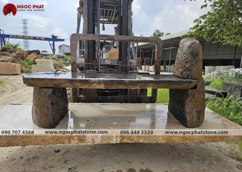 GHẾ ĐÁ BAZAN TỰ NHIÊN NGUYÊN KHỐI