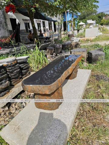 GHẾ ĐÁ BAZAN TỰ NHIÊN NGUYÊN KHỐI