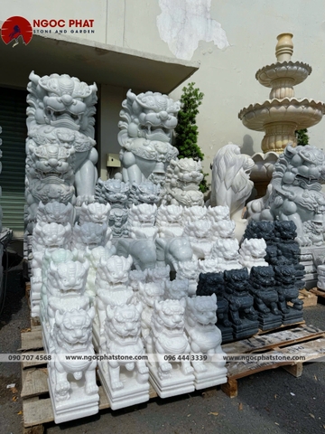 TƯỢNG KỲ LÂN BẰNG ĐÁ
